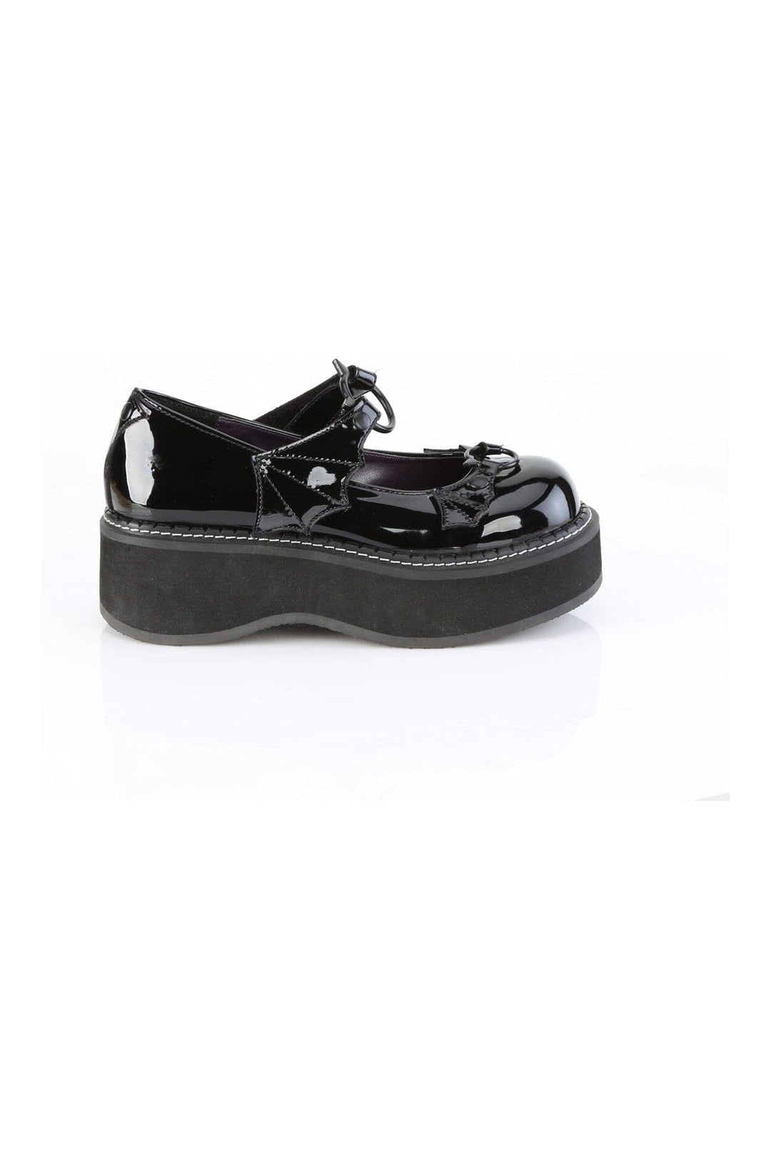 Demonia EMILY-23 Black Patent Mary Jane in Black Patent