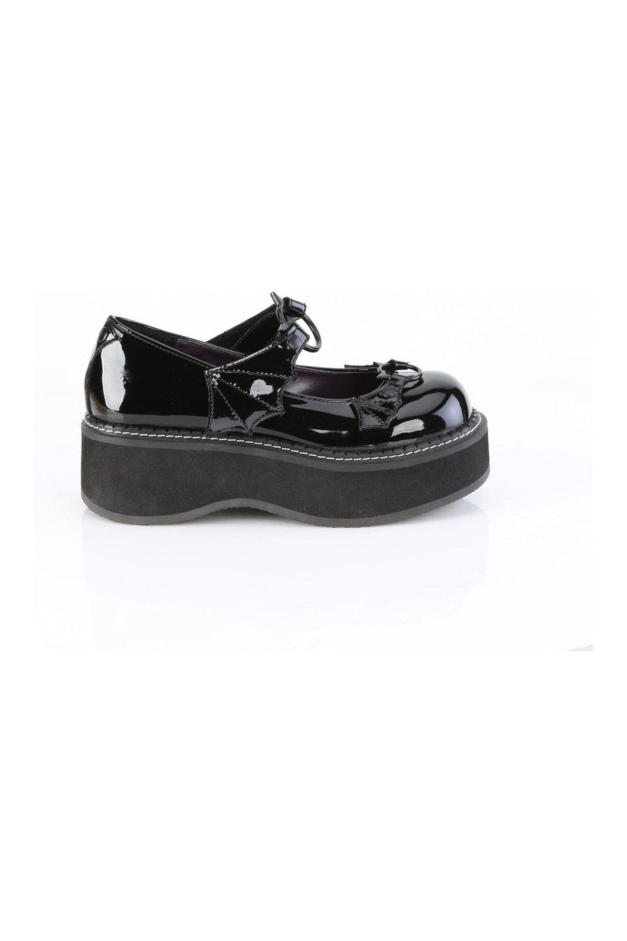 Demonia EMILY-23 Black Patent Mary Jane in Black Patent
