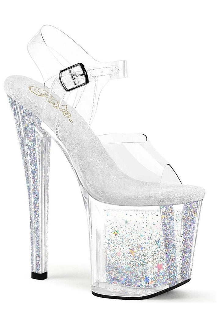 Pleaser Clear Sandals Platform Stripper Shoes | Buy at Sexyshoes.com