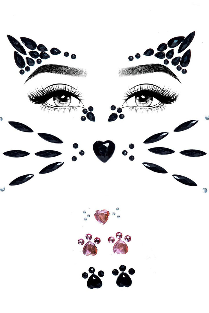 Animal Adhesive Face Jewels