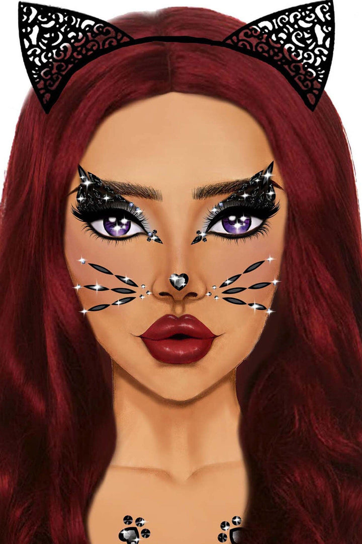 Animal Adhesive Face Jewels