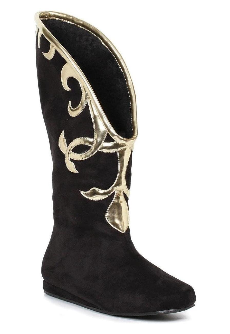 Ellie Shoes Ellie 103 ALBA Microfiber Boot in Black Faux Suede from SexyShoes.com