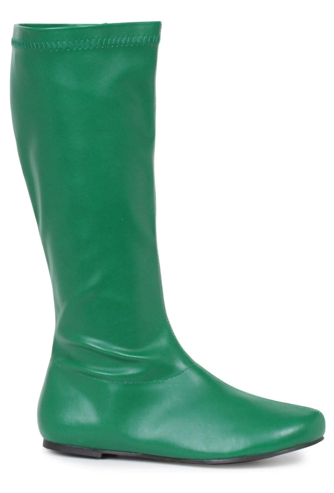 Ellie Shoes Ellie 106 AVENGE Costume Hero Boot in Green Faux Suede from SexyShoes.com