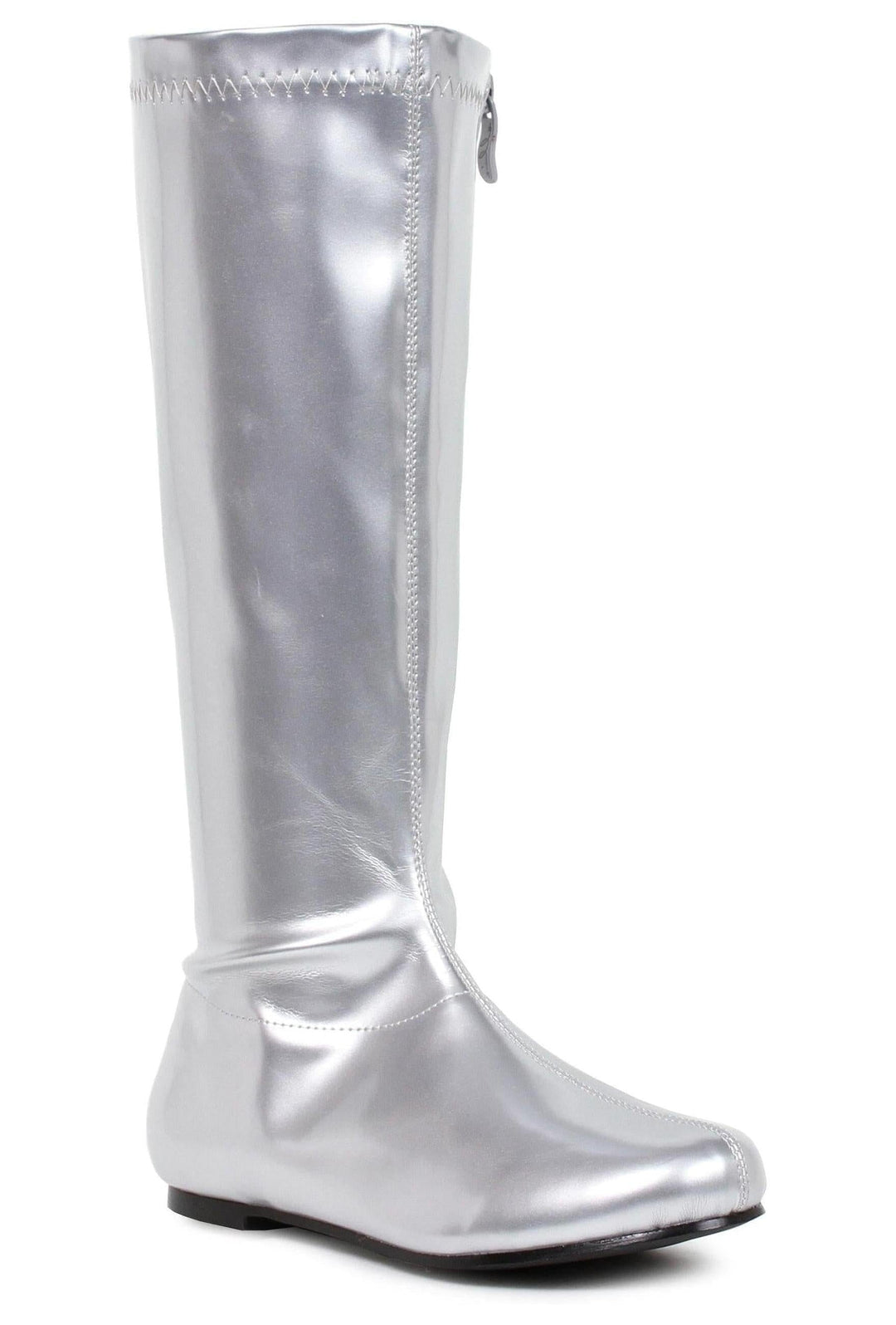 Ellie Shoes Ellie 106 AVENGE Costume Hero Boot in Silver Faux Suede from SexyShoes.com