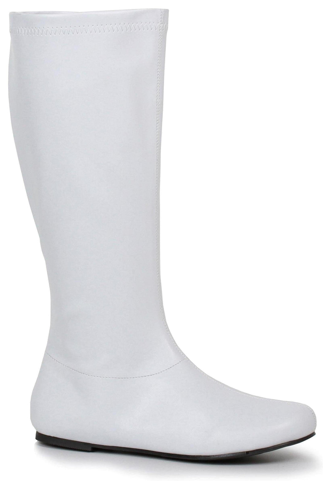 Ellie Shoes Ellie 106 AVENGE Costume Hero Boot in White Faux Suede from SexyShoes.com