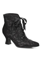 Ellie 253-ELIZABETH Victorian Lace Ankle Bootie