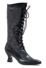 Ellie 253-REBECCA 2.5" Ankle Boot With Lace And Zipper