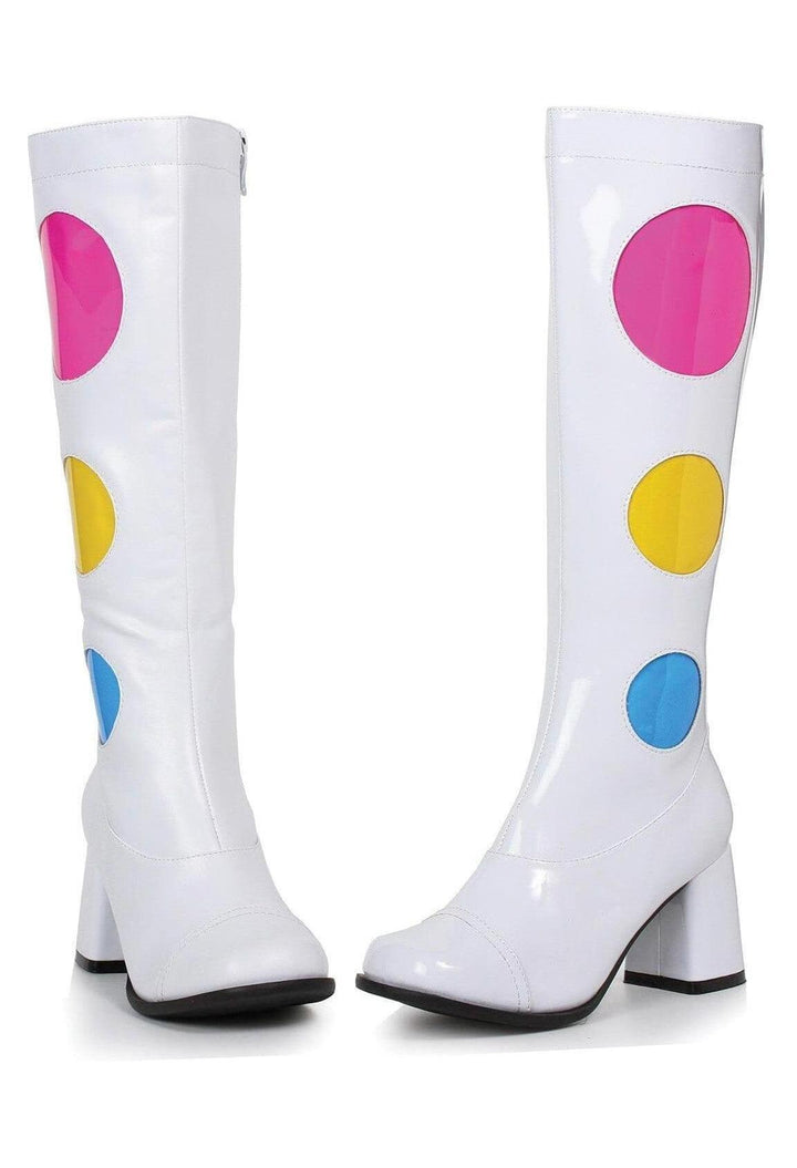 Ellie 300-DOTTY 3" Knee High Boot With Zipper Women's