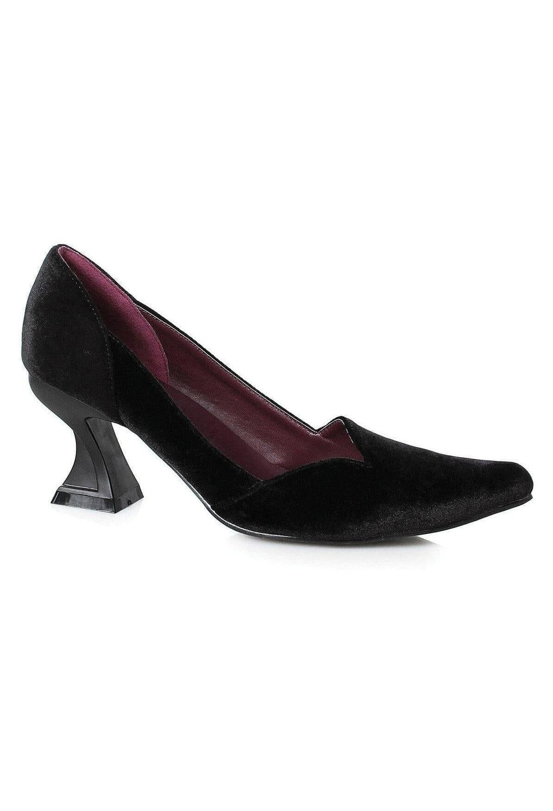 Ellie Shoes Ellie 301 VIVIAN Velvet Victorian Pump in Black Velvet from SexyShoes.com