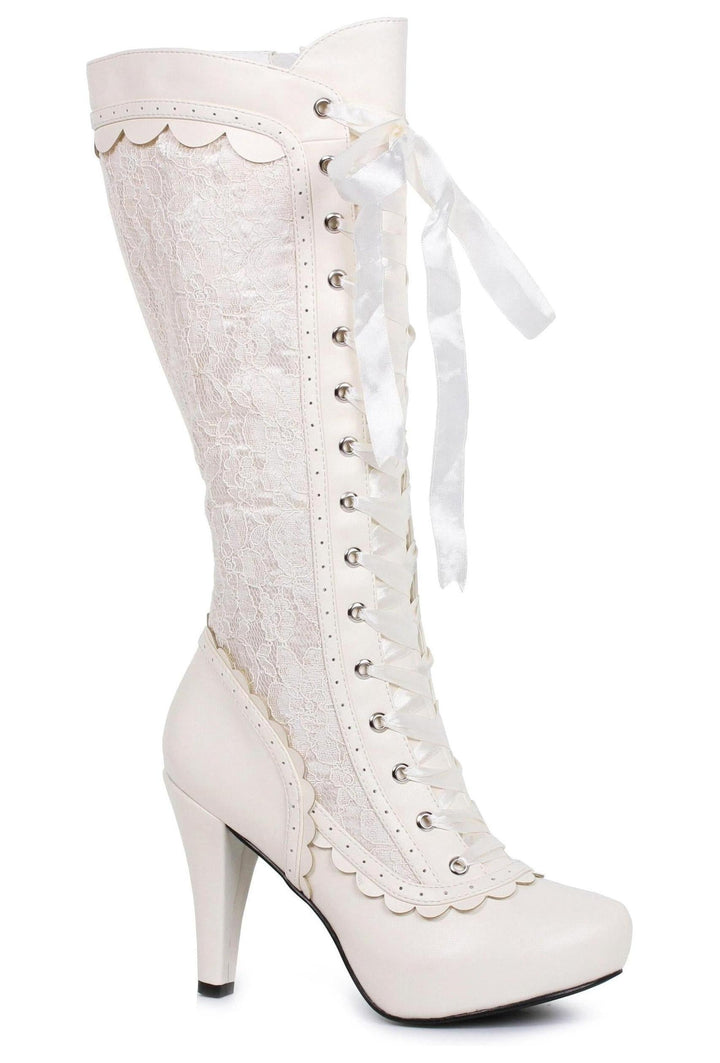 Ellie 414-MARY 4" Heel Lace up Victorian Boot
