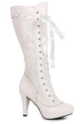 Ellie 414-MARY 4" Heel Lace up Victorian Boot