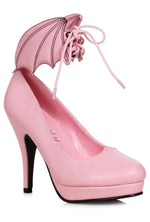 Ellie 414-WINGS 4" Heel Women's Pump With Bat Wing Detail