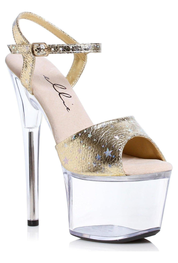 Ellie Shoes Gold Sandals Platform Stripper Shoes | Buy at Sexyshoes.com