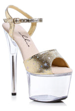 Ellie 709-CELESTE 7" Sandal With Star Details