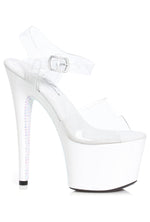 Ellie 709-VINE 7" Rhinestone Covered Platform Heel Sandal
