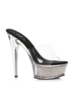Ellie Shoes 609-SPRING Stiletto Sandal With Rhinestone In Platform