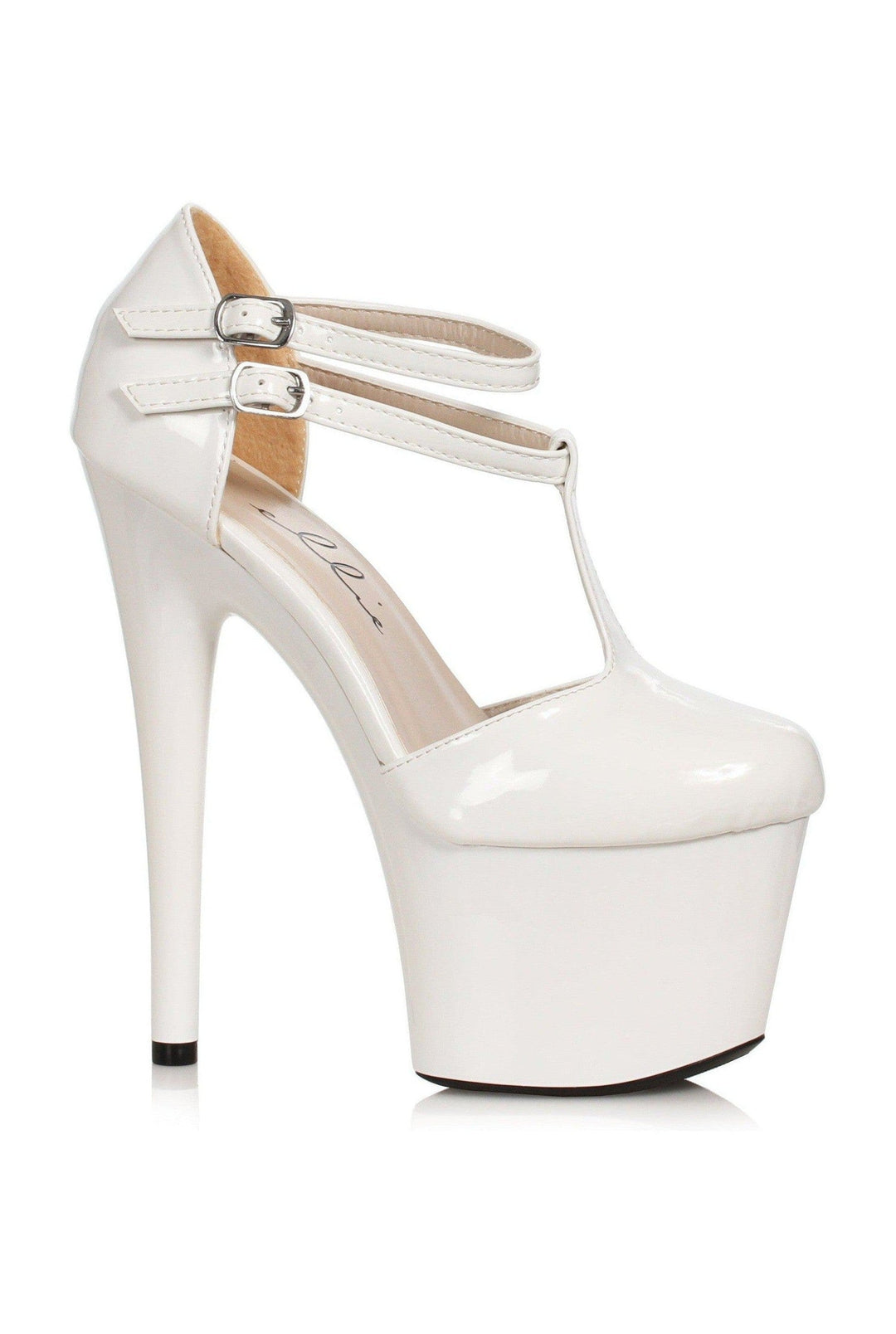 Ellie Shoes White Pumps Platform Stripper Shoes | Buy at Sexyshoes.com