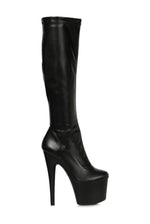 Ellie Shoes 709-ZEMMA Stiletto Stretch Knee High Boot with Zipper