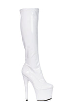 Ellie Shoes 709-ZEMMA Stiletto Stretch Knee High Boot with Zipper