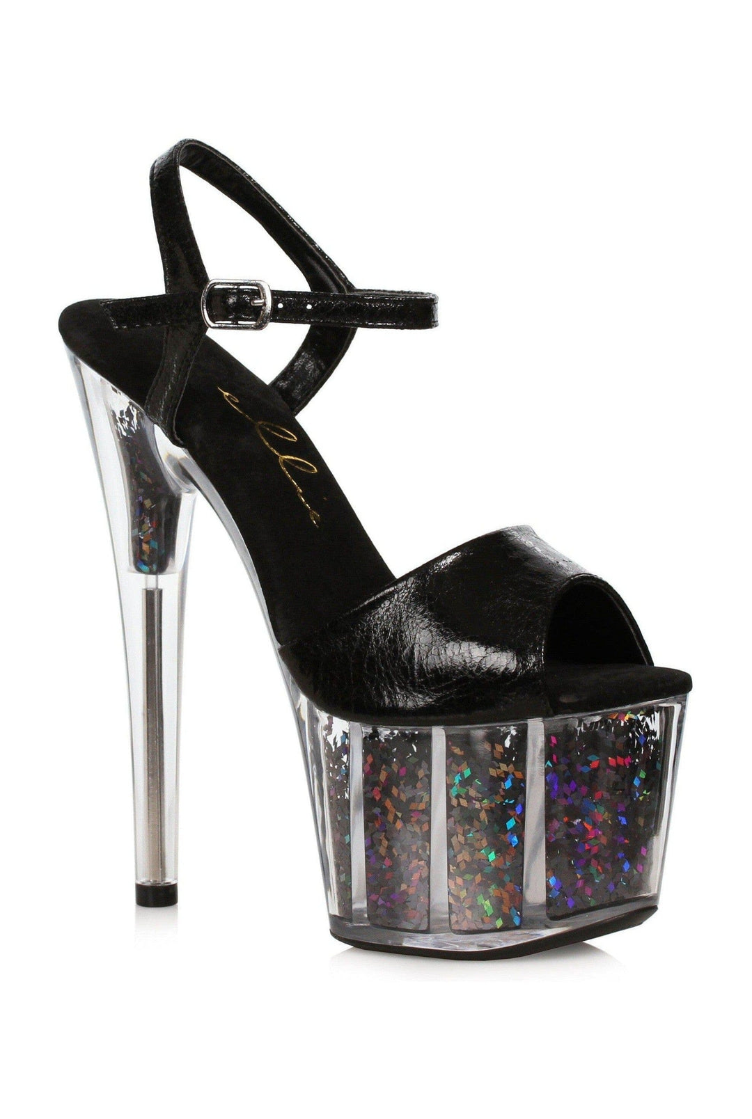 Ellie Shoes Black Sandals Platform Stripper Shoes | Buy at Sexyshoes.com