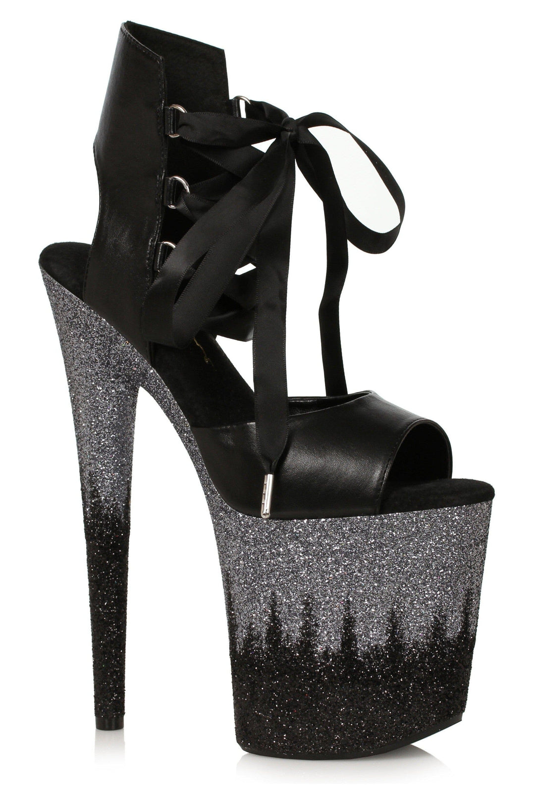 Ellie Shoes Silver Sandals Platform Stripper Shoes | Buy at Sexyshoes.com