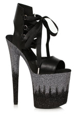 Ellie Shoes 850-BRAXTON Stiletto with Ombre Glitter Platform