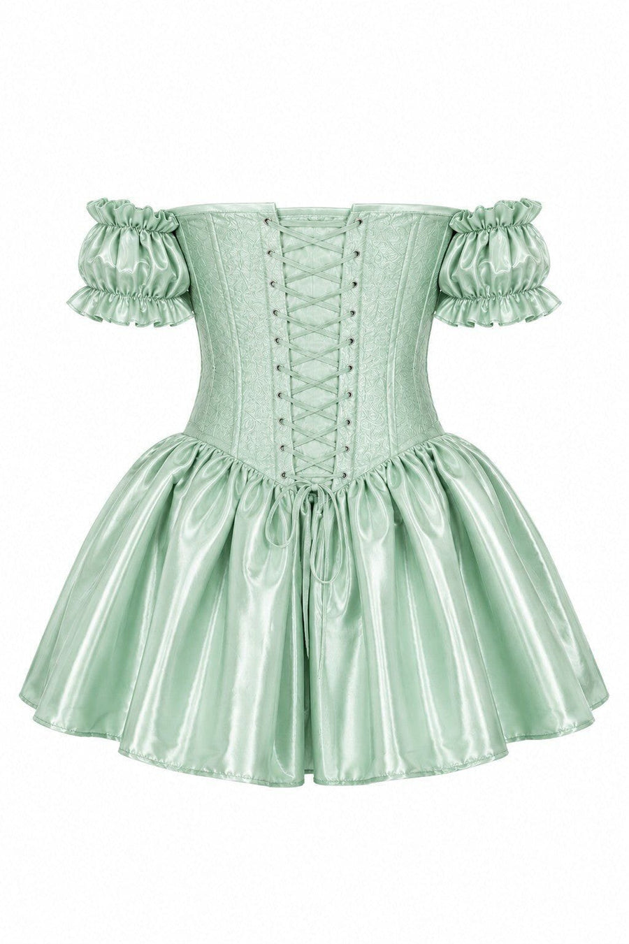 Enchanted Garden Fairy Steel Boned Corset Dress