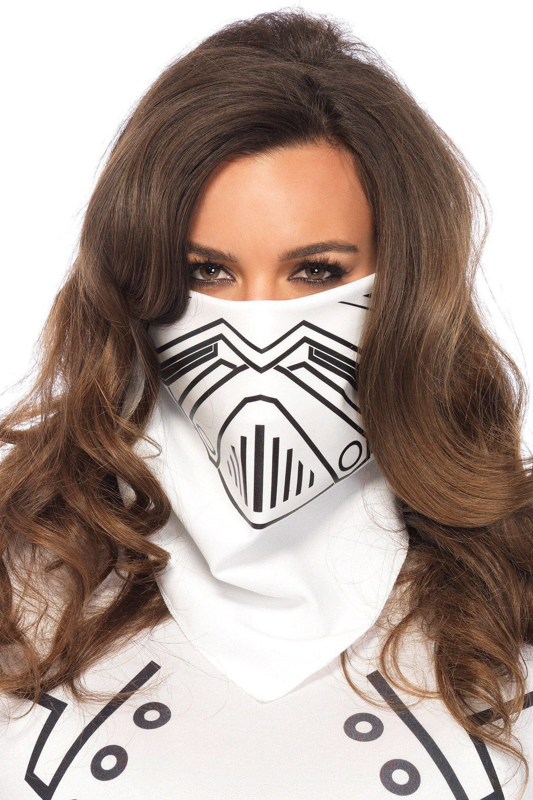 Leg Avenue Evil Robot Halloween Mask in White  from SexyShoes.com