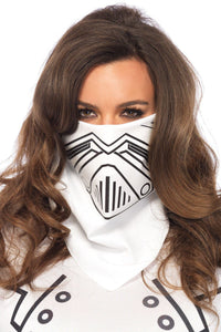 Leg Avenue Evil Robot Halloween Mask in White  from SexyShoes.com