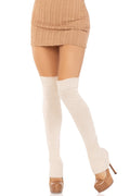 Extra Long Ribbed Knit Leg Warmers