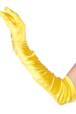 Extra Long Satin Gloves