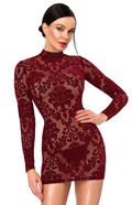 Masquerade Open-Back Mini Dress