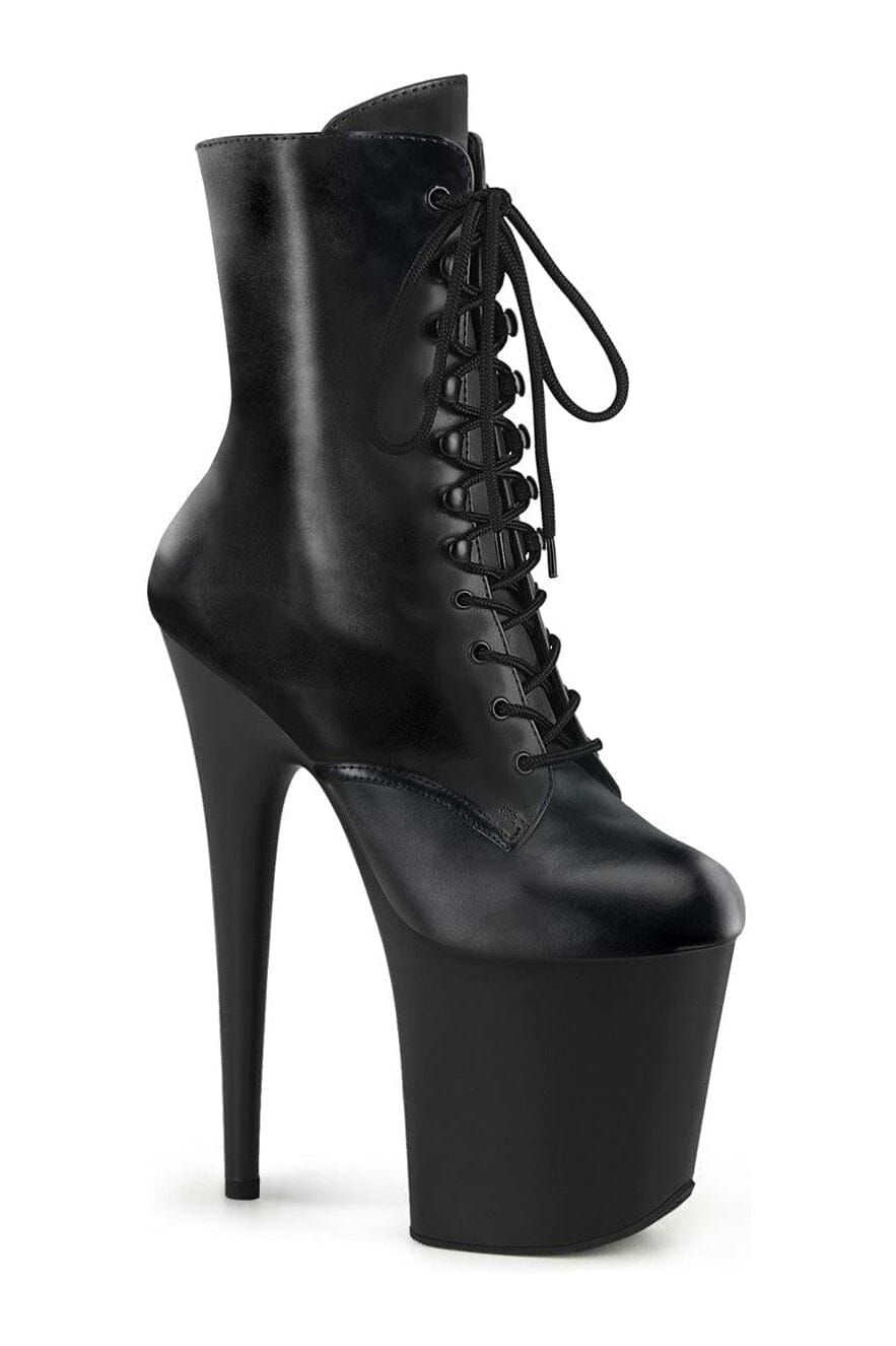 FLAMINGO-1020 Black Genuine Leather Ankle Boot