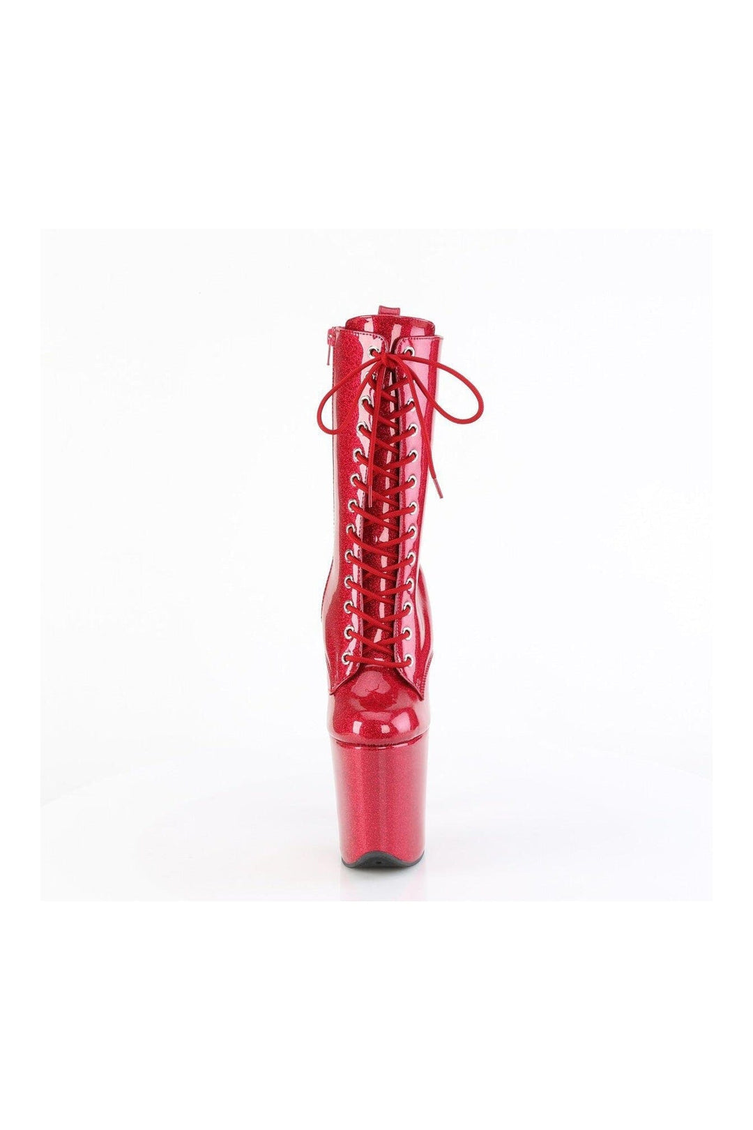 FLAMINGO-1040GP Fuchsia Glitter Patent Ankle Boot