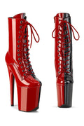 FLAMINGO-1040TT Red Patent Ankle Boot