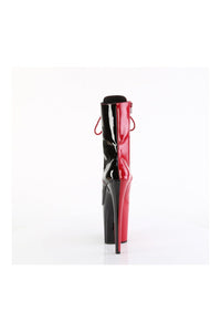 Pleaser FLAMINGO-1040TT Red Patent Ankle Boot in Red Patent