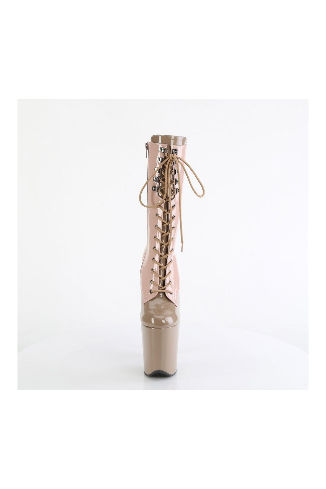 FLAMINGO-1054DC Pink Patent Knee Boot