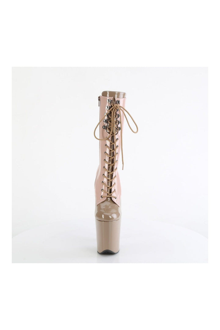 FLAMINGO-1054DC Pink Patent Knee Boot