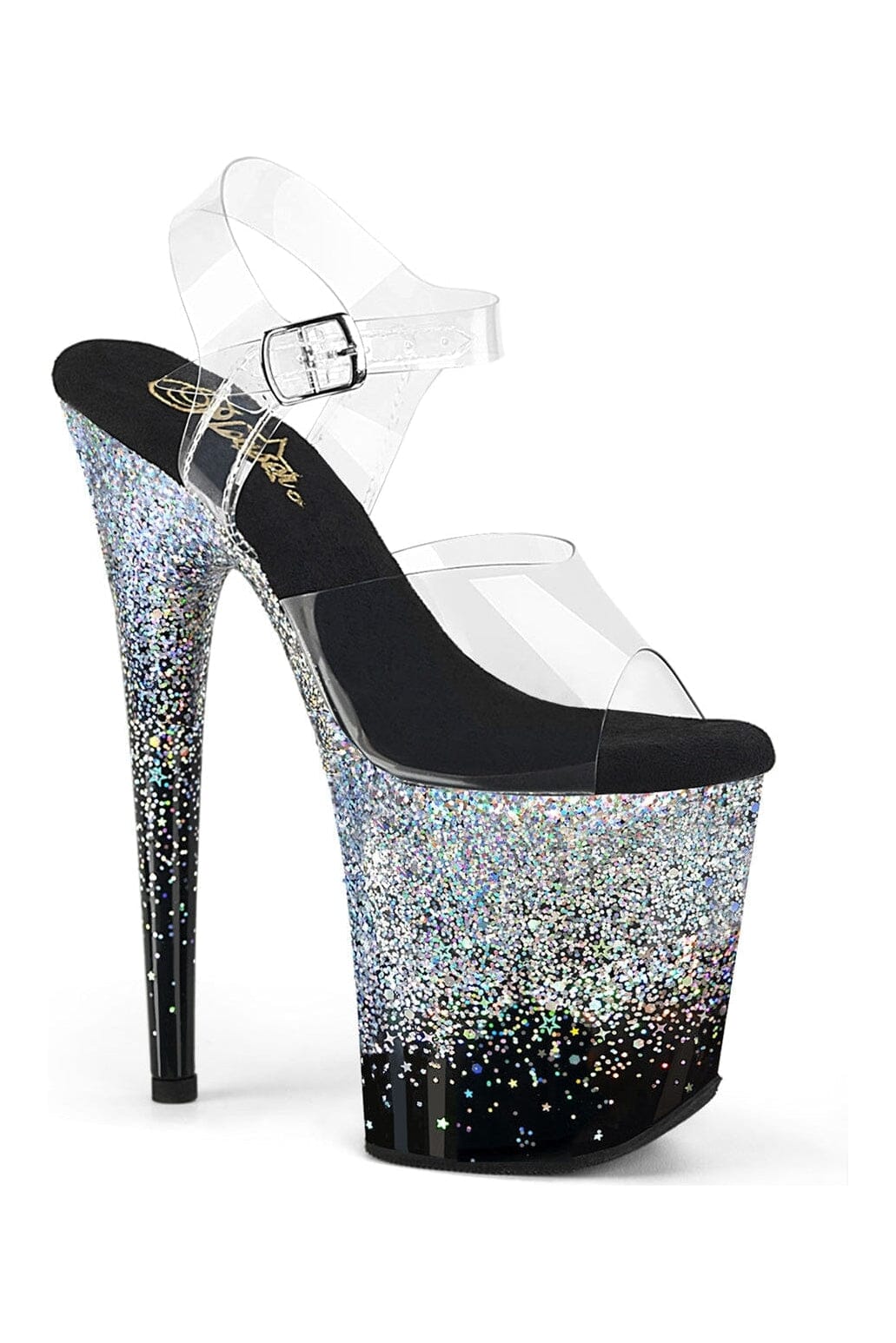 Pleaser Clear Sandals Platform Stripper Shoes | Buy at Sexyshoes.com