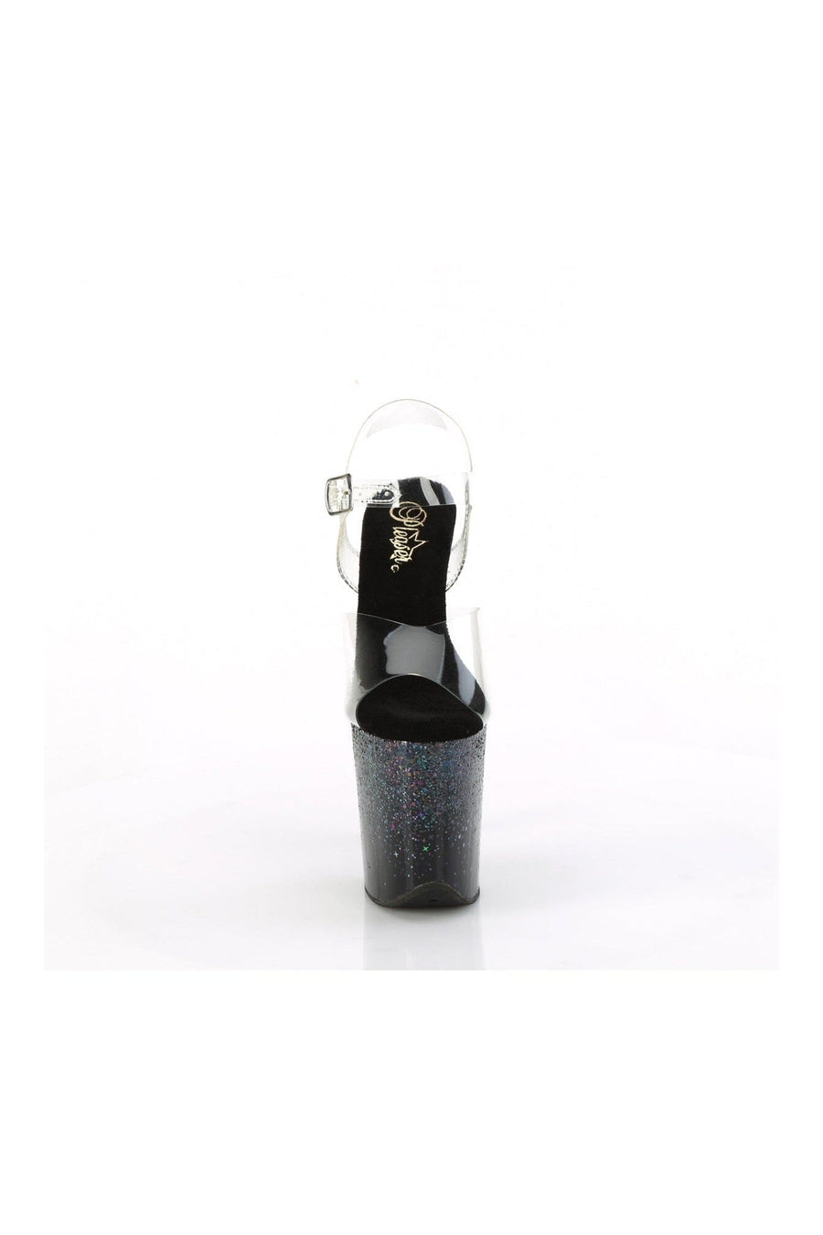 Pleaser FLAMINGO-808SS Clear Vinyl Sandal in Clear Vinyl