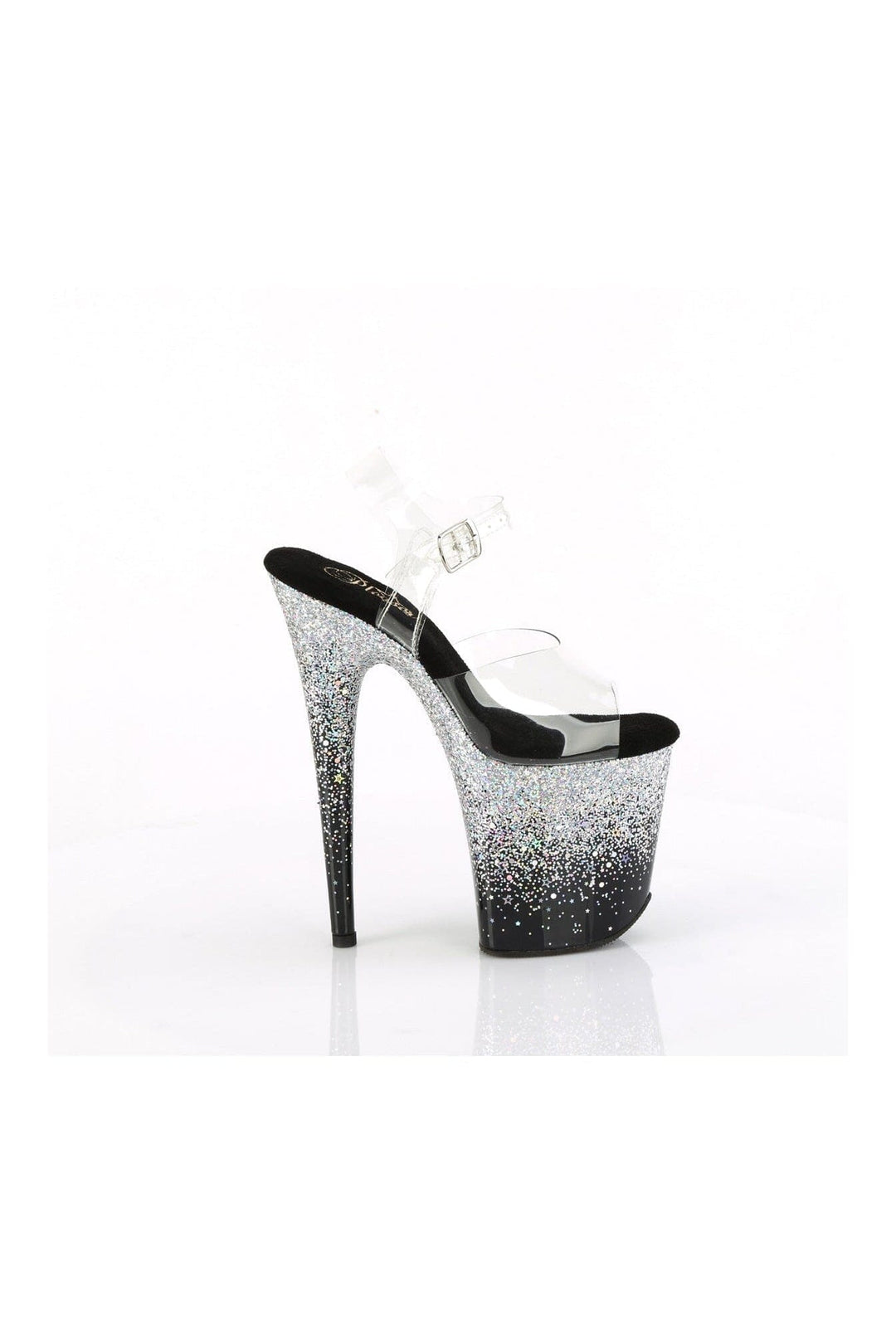 Pleaser FLAMINGO-808SS Clear Vinyl Sandal in Clear Vinyl