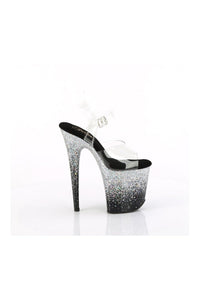 Pleaser FLAMINGO-808SS Clear Vinyl Sandal in Clear Vinyl