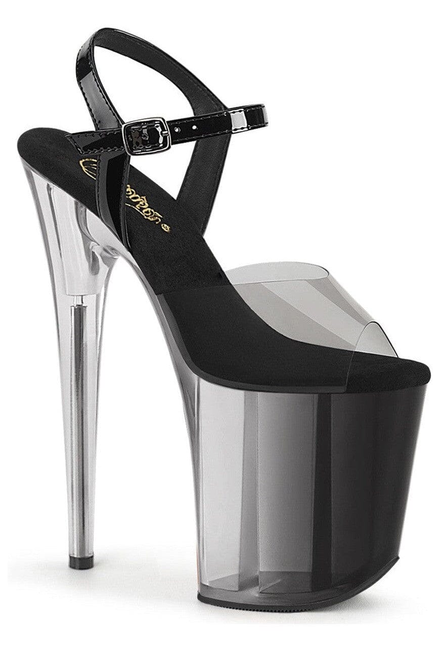 Pleaser Black Sandals Platform Stripper Shoes | Buy at Sexyshoes.com