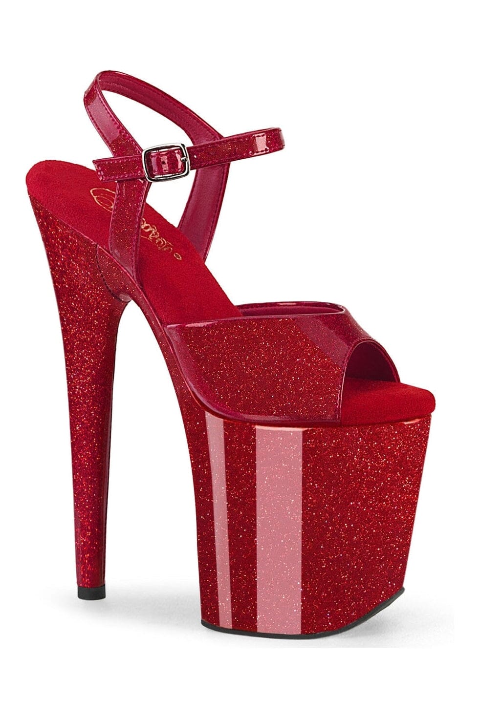 Pleaser Red Sandals Platform Stripper Shoes | Buy at Sexyshoes.com