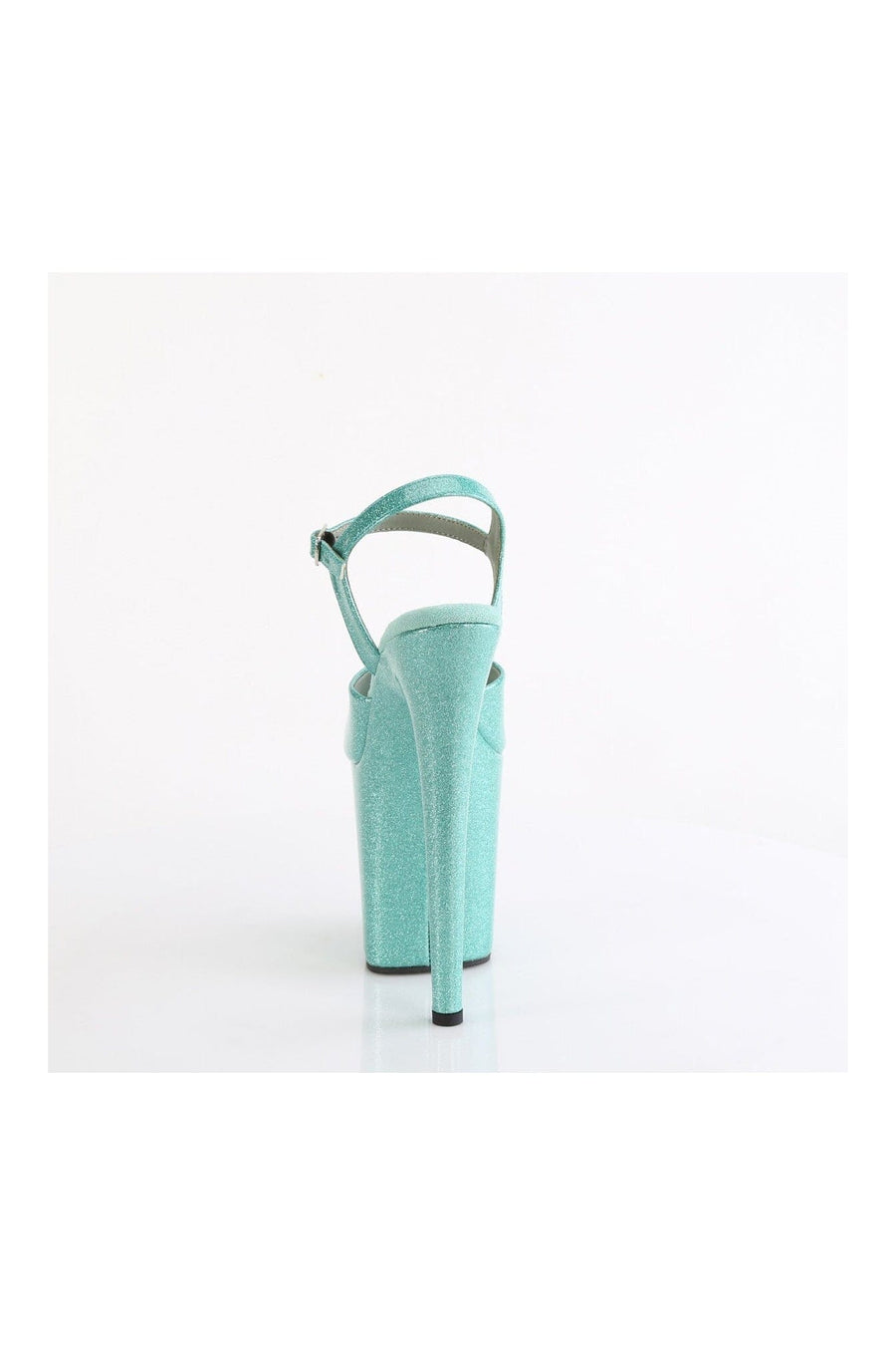 Pleaser FLAMINGO-809GP Turquoise Patent Sandal in Turquoise Patent