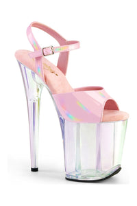 Pleaser FLAMINGO-809HT Pink Patent Sandal in Pink Patent from SexyShoes.com