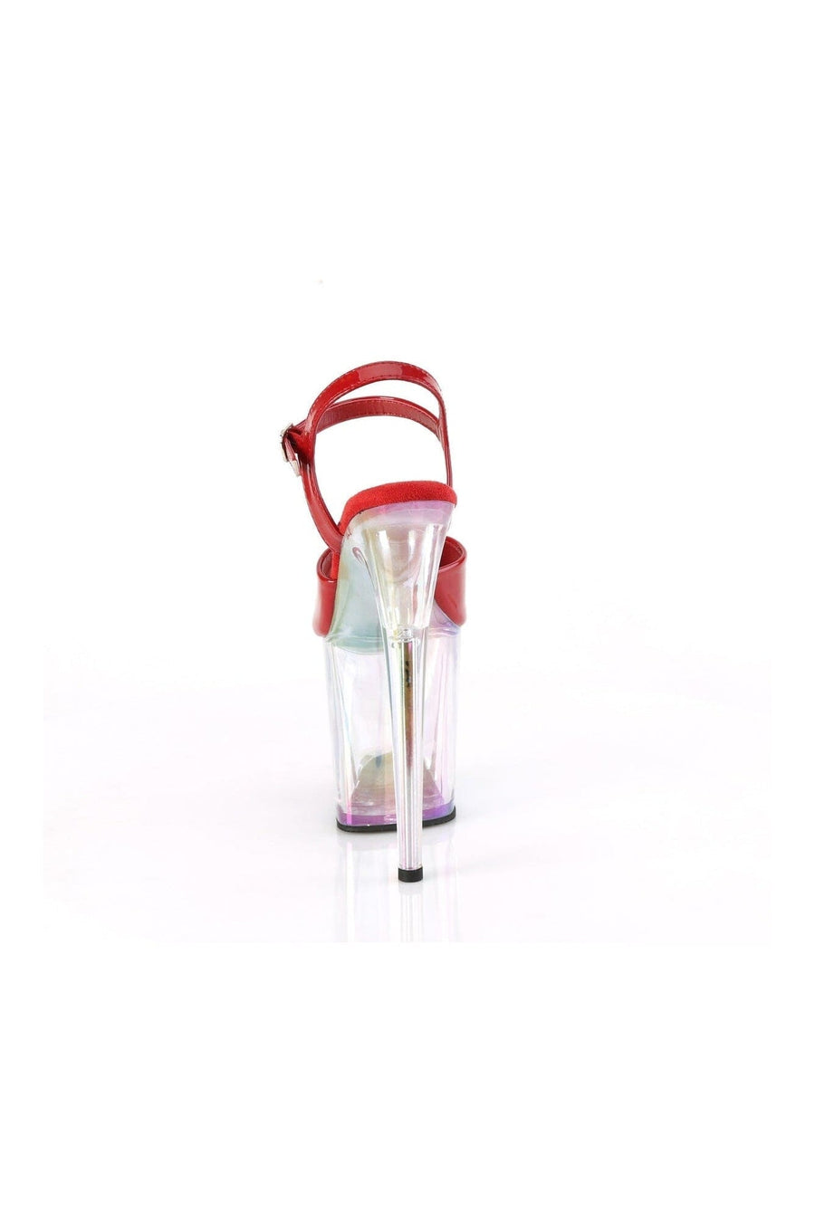 Pleaser FLAMINGO-809HT Red Patent Sandal in Red Patent
