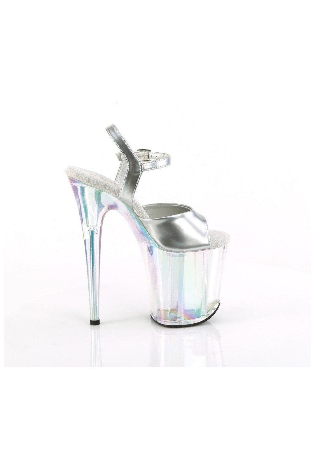 FLAMINGO-809HT Silver Patent Sandal