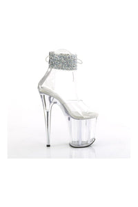 Pleaser FLAMINGO-824RS-02 Clear Vinyl Sandal in Clear Vinyl