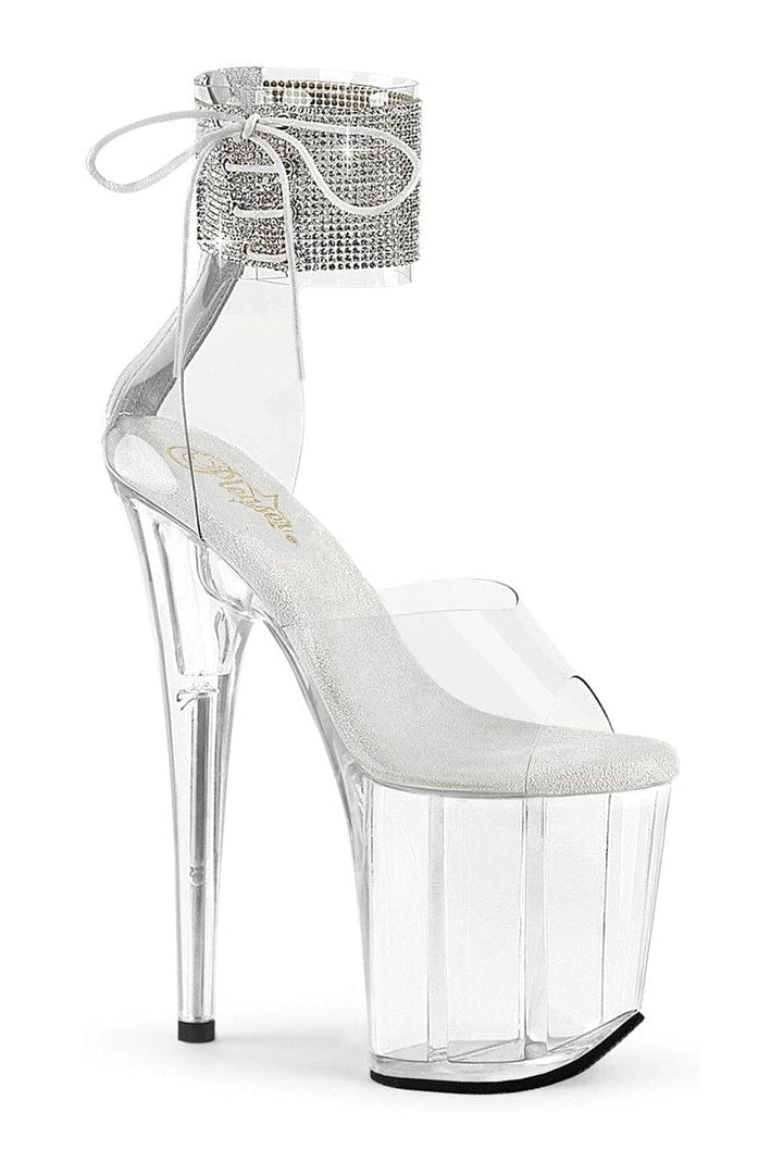 Pleaser Clear Sandals Platform Stripper Shoes | Buy at Sexyshoes.com